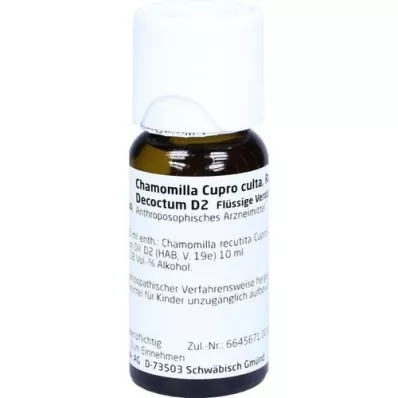 CHAMOMILLA CUPRO culta Radix D 2 Fortynding, 50 ml
