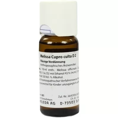 MELISSA CUPRO culta D 2 Fortynding, 50 ml