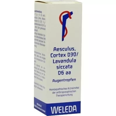 AESCULUS CORTEX D 30/Lavandula D 6 aa øjendråber, 10 ml