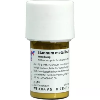 STANNUM METALLICUM praeparatum D 8 Triturering, 20 g