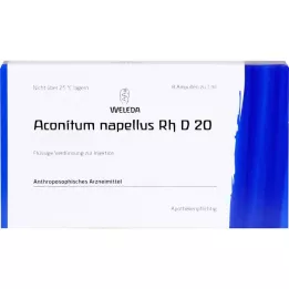 ACONITUM NAPELLUS Rh D 20 ampuller, 8X1 ml