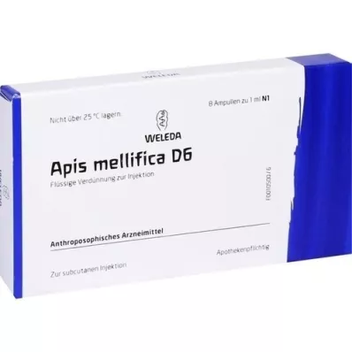 APIS MELLIFICA D 6 ampuller, 8 stk