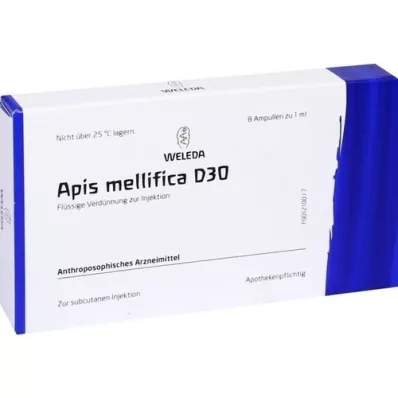 APIS MELLIFICA D 30 ampuller, 8 stk
