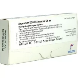 ARGENTUM D 30/ECHINACEA D 6 aa ampuller, 8 stk