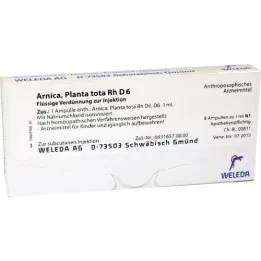 ARNICA PLANTA tota Rh D 6 ampuller, 8X1 ml