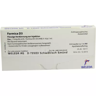 FORMICA D 3 ampuller, 8X1 ml