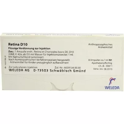 RETINA ET Chorioidea D 10 ampuller, 8X1 ml