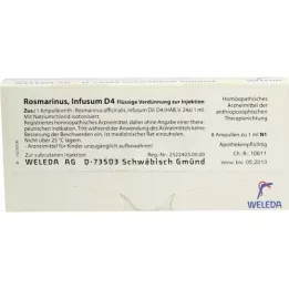 ROSMARINUS D 4 ampuller, 8X1 ml