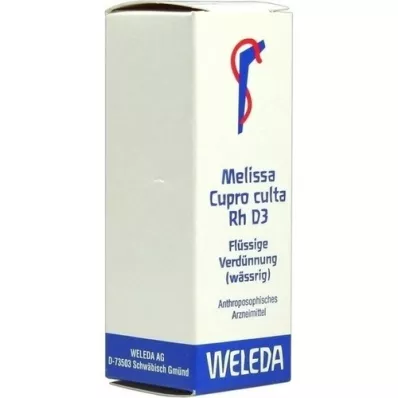 MELISSA CUPRO culta RH D 3 fortynding, 20 ml