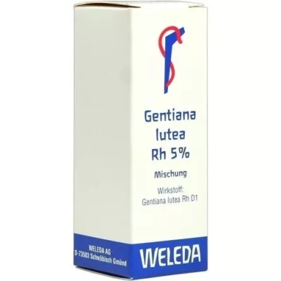 GENTIANA LUTEA RH Presset juice 5% blanding, 20 ml