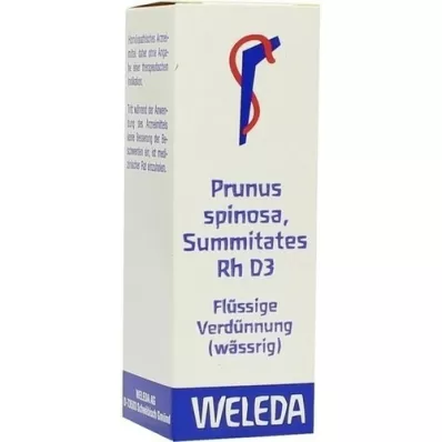 PRUNUS SPINOSA SUMMITATES Rh D 3 Fortynding, 20 ml