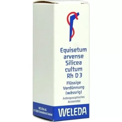 EQUISETUM ARVENSE Silicea cultum Rh D 3 Fortynding, 20 ml EQUISETUM ARVENSE Silicea cultum Rh D 3 Fortynding, 20 ml