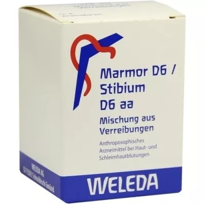 MARMOR D 6/Stibium D 6 aa Triturering, 50 g