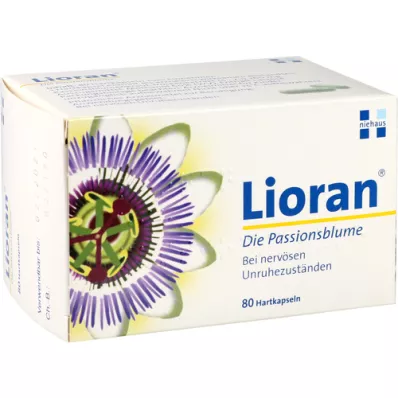 LIORAN passionsblomsten hårde kapsler, 80 stk