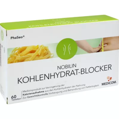 NOBILIN Kulhydratblokkerende tabletter, 60 stk NOBILIN Kulhydratblokkerende tabletter, 60 stk