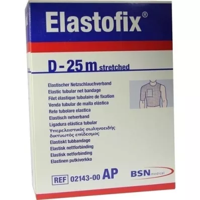 ELASTOFIX Netrørsbandage 25 m str. D 2143, 1 stk