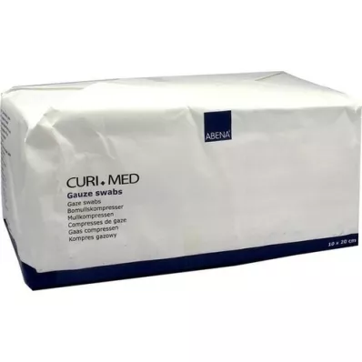 MULLKOMPRESSEN 10x20 cm usteril 8-lags, 100 stk