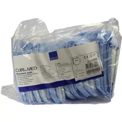 SAUGKOMPRESSEN usteril 10x10 cm 400 g/m, 50 stk