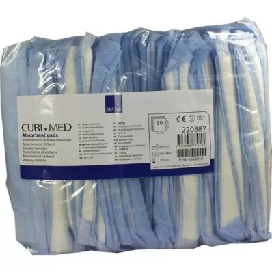 SAUGKOMPRESSEN usteril 10x20 cm 400 g/m, 50 stk