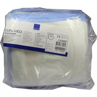 SAUGKOMPRESSEN usteril 20x20 cm 400 g/m, 50 stk