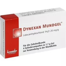 DYNEXAN Ampuller med mundgel, 4X1,7 g