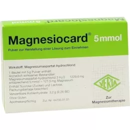 MAGNESIOCARD 5 mmol Plv.z.Her.e.Lsg.z.Intake, 20 stk