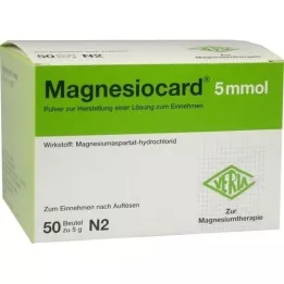MAGNESIOCARD 5 mmol Plv.z.Her.e.Lsg.z.Intake, 50 stk