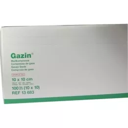 GAZIN Gaze komp. 10x10 cm steril 16-fold, 10x10 stk