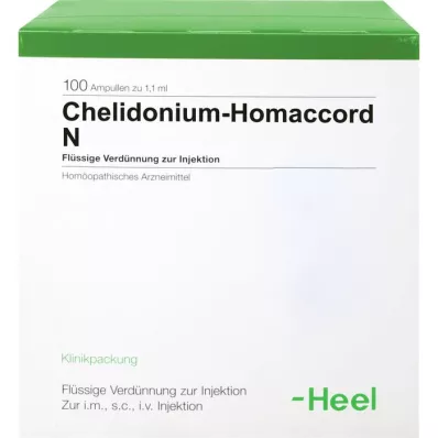 CHELIDONIUM-HOMACCORD N ampuller, 100 stk