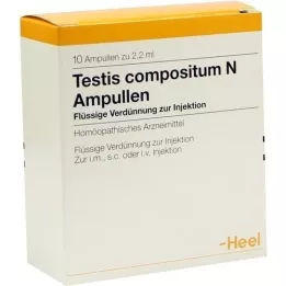 TESTIS COMPOSITUM N ampuller, 10 stk