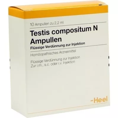 TESTIS COMPOSITUM N ampuller, 10 stk