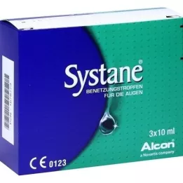 SYSTANE Smørende dråber til øjnene, 3X10 ml