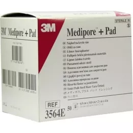 MEDIPORE Plus Pad 3564E steril sårforbinding, 50 stk