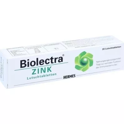 BIOLECTRA Zinkpastiller, 20 stk