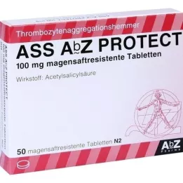 ASS AbZ PROTECT 100 mg gastro-resistent tablet, 50 stk