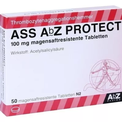 ASS AbZ PROTECT 100 mg gastro-resistent tablet, 50 stk