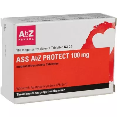 ASS AbZ PROTECT 100 mg gastro-resistent tablet, 100 stk
