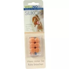 WELLNOISE Ørepropper hudblister, 3X2 stk