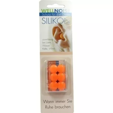 WELLNOISE Ørepropper orange blister, 3X2 stk