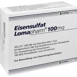 EISENSULFAT Lomapharm 100 mg filmovertrukne tabletter, 100 stk
