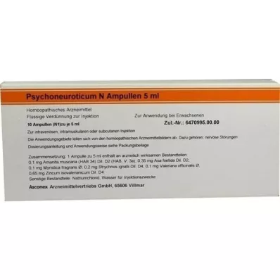 PSYCHONEUROTICUM N ampuller, 10X5 ml