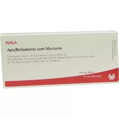 APIS BELLADONNA cum Mercurio ampuller, 10X1 ml APIS BELLADONNA cum Mercurio ampuller, 10X1 ml