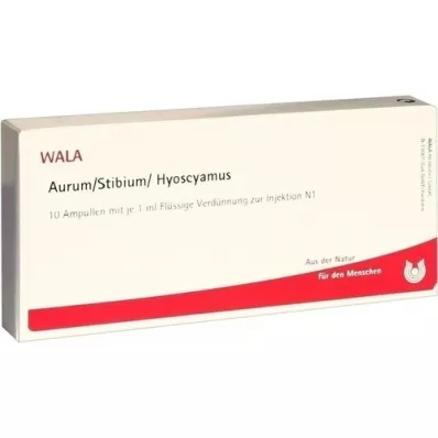 AURUM/STIBIUM/Hyoscyamus ampuller, 10X1 ml