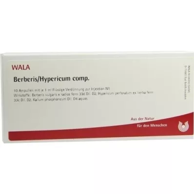 BERBERIS/HYPERICUM komp. ampuller, 10X1 ml