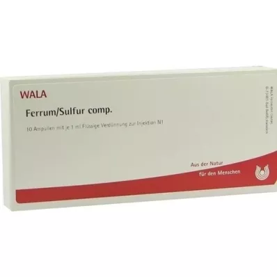 FERRUM SULFUR komp. ampuller, 10X1 ml