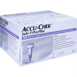 ACCU-CHEK Safe T Pro Plus lancetter, 200 stk