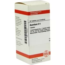 ACONITUM D 4 tabletter, 80 stk