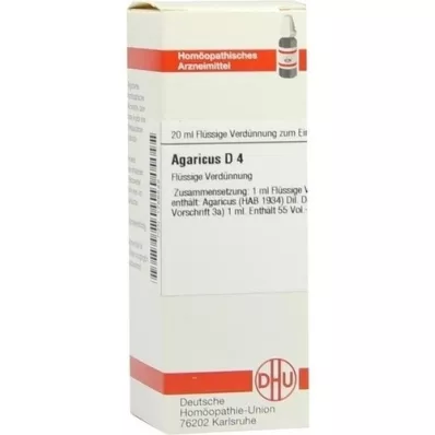AGARICUS D4-fortynding, 20 ml