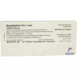 BRYOPHYLLUM 5 % 1 ml injektionsvæske, 8X1 ml