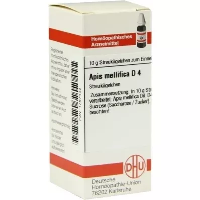 APIS MELLIFICA D 4 kugler, 10 g